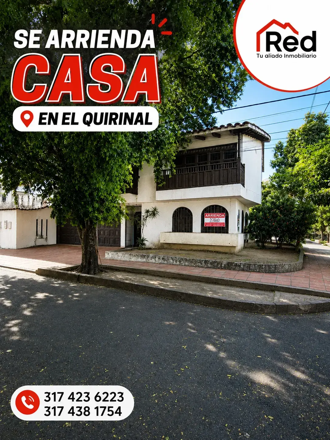 Casa Comercial en Arriendo - Barrio Quirinal